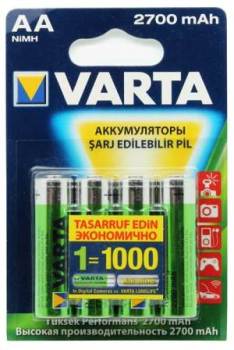 Фото АКБ Varta AA 2700mAh BL4 (5706) 