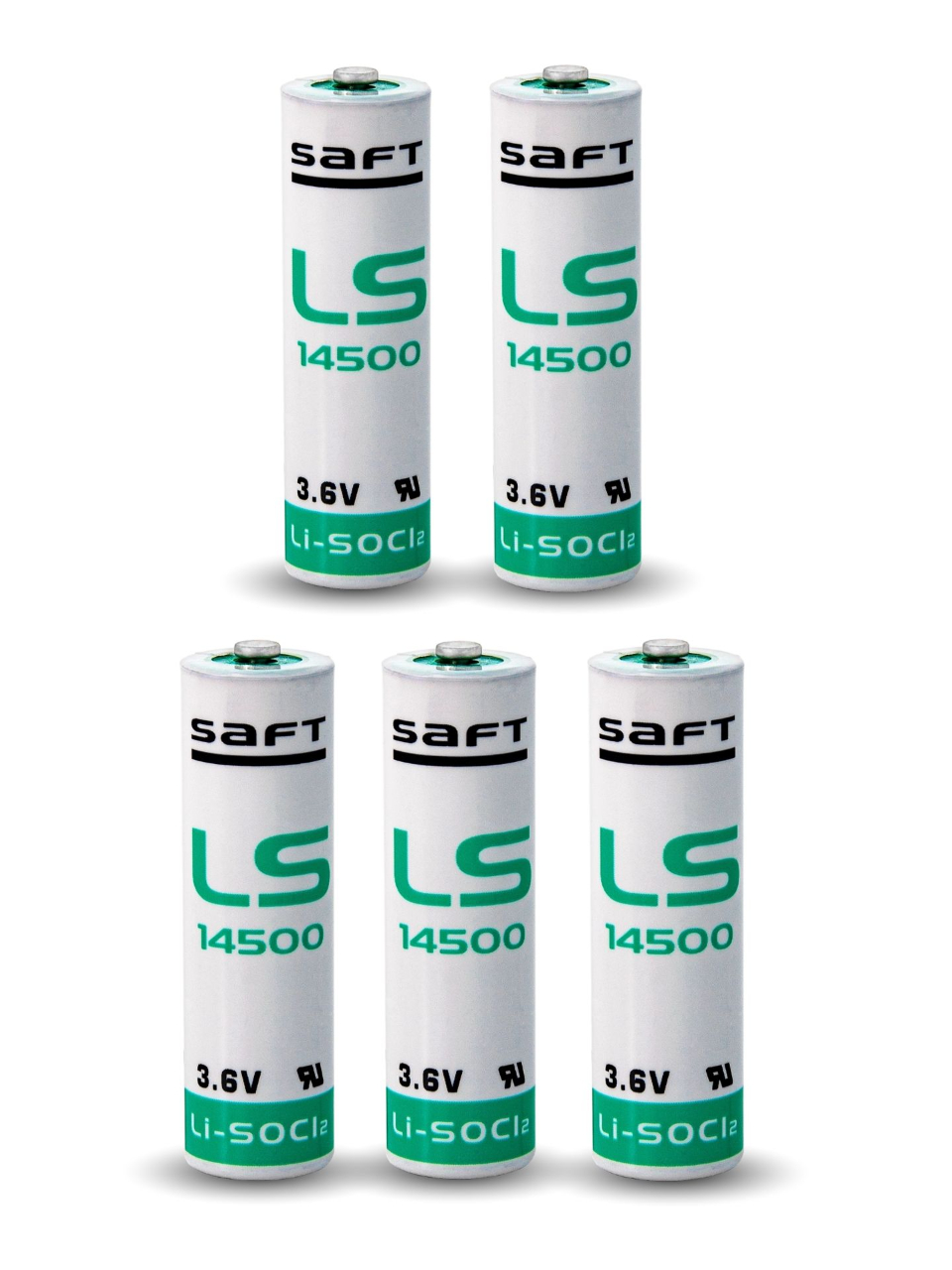 батарейки Saft LS 14500 (AA) 5шт. 
