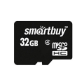 карта памяти SmartBuy 32Gb microSDHC Class 4 без адаптера 