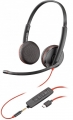 Гарнитура для смартфона и планшета Plantronics BlackWire C3225-C (PL-C3225-C) black