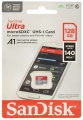 карта памяти SanDisk 128GB microSDXC Class 10 Ultra UHS-I A 1 (140 Mb/s) без адаптера 