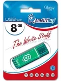 флешка USB SmartBuy Glossy series 8Gb green