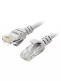 патч-корд ATcom UTP, 1 m, литой, RJ45, Cat.5e серый