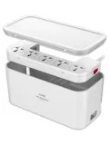 сетевой фильтр удлинитель LDNIO SC5309 3USB*5 розеток 2м white