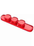 магнитный держатель для проводов Baseus Peas Cable Clip red