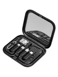 кабель передачи данных Hoco U114 Treasure box storage charging data cable set black