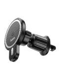 держатель с беспроводной зарядкой MagSafe Hoco CA85 Ultra-fast magnetic wireless charging car holder black