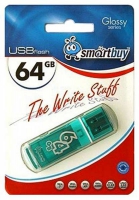 флешка USB SmartBuy Glossy series 64Gb