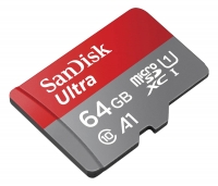 карта памяти SanDisk 64GB microSDXC Cl10 UHS-1 Ultra Android 100MB/s без адап