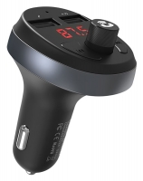автомобильная зарядка с bluetooth FM трансмиттером Hoco E41