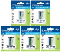 аккумуляторы Westinghouse 200 mAh 6F22/Крона 5шт.