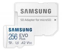 карта памяти Samsung 256Gb microSDXC Class 10 Evo PLUS U3 (R/W 130 MB/s)