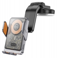 держатель для телефона с беспроводной зарядкой Qi Hoco HW8 Transparent Discovery Edition wireless fast charging holder