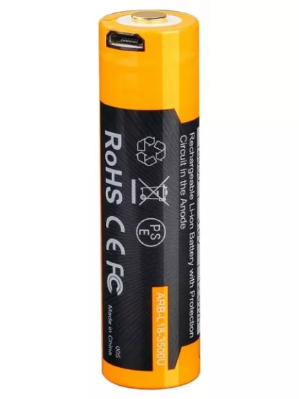 аккумулятор с USB портом Fenix ARB-L18 18650 USB Li-Ion 3500 mAh, защищенный