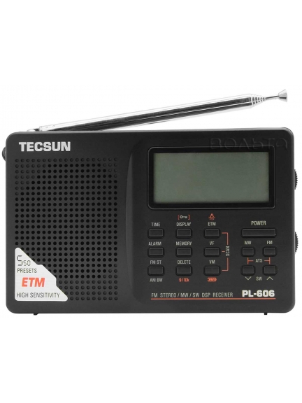 цифровой радиоприемник с расширенным ФМ диапазоном Tecsun PL-606 (export version)