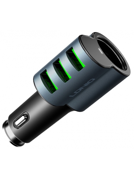 автомобильное зарядное устройство LDNIO АЗУ CM11 3USB*5,1A + micro USB cable