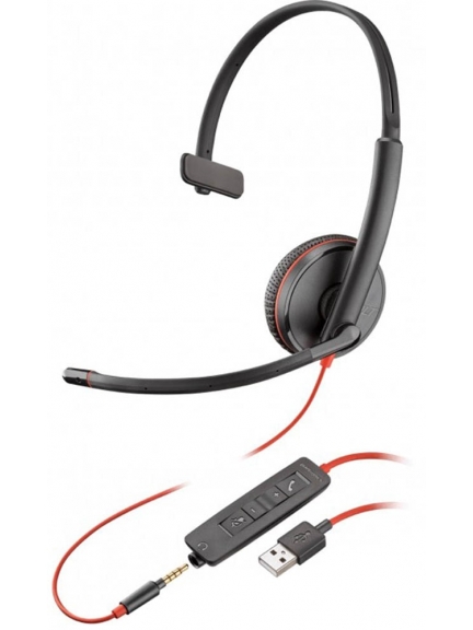 гарнитура для смартфона и ноутбука Plantronics BlackWire C3215-A (PL-C3215-A)