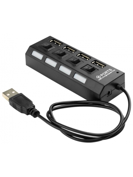 концентратор USB 2.0 Gembird UHB-243-AD