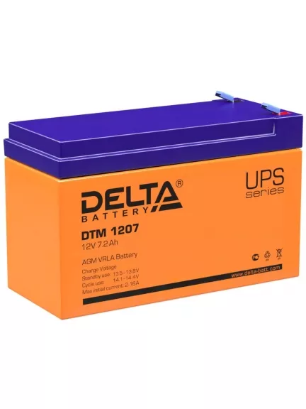 аккумулятор Delta DTM 1207