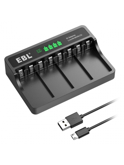 зарядное устройство для аккумуляторов 9V EBL TB-6715 (M7015)