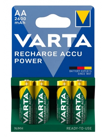 аккумуляторы Varta 2600 mAh R6/AA R2U-4BL