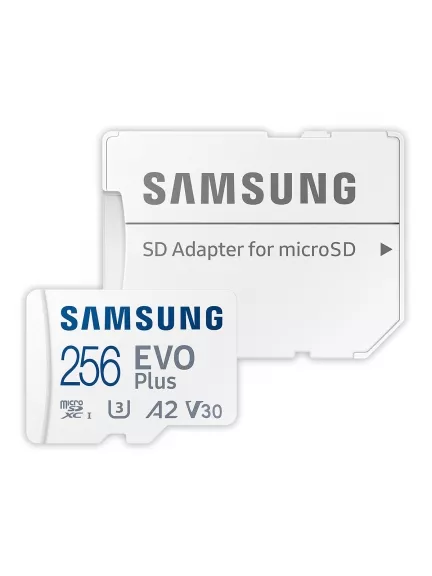 карта памяти Samsung 256Gb microSDXC Class 10 Evo PLUS U3 (R/W 130 MB/s)