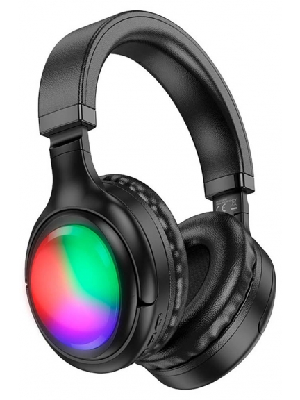 беспроводные наушники c RGB подсветкой Hoco W48 Focus BT headphones