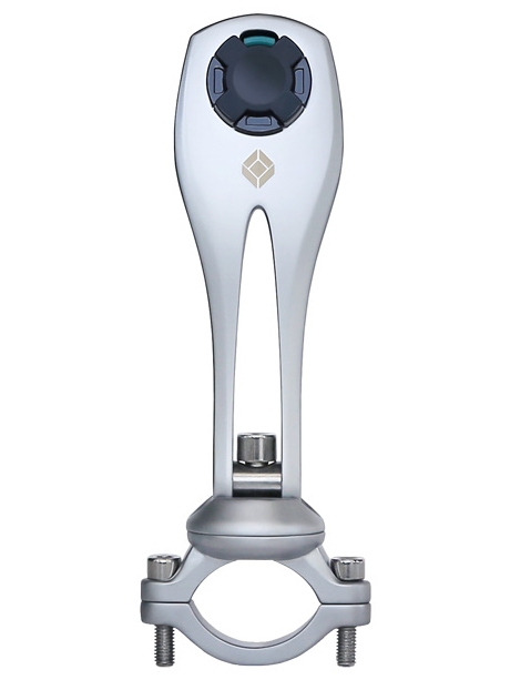 держатель для телефона на мотоцикл X-Guard Zinc Alloys Handlebar Mount + matt silver