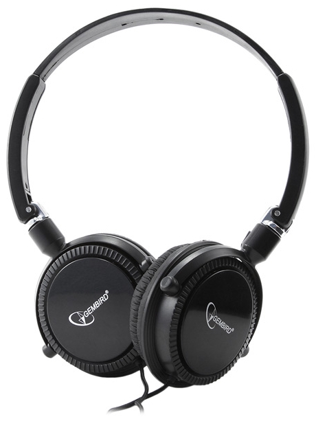 Складные наушники с микрофоном Gembird MHS-785 black