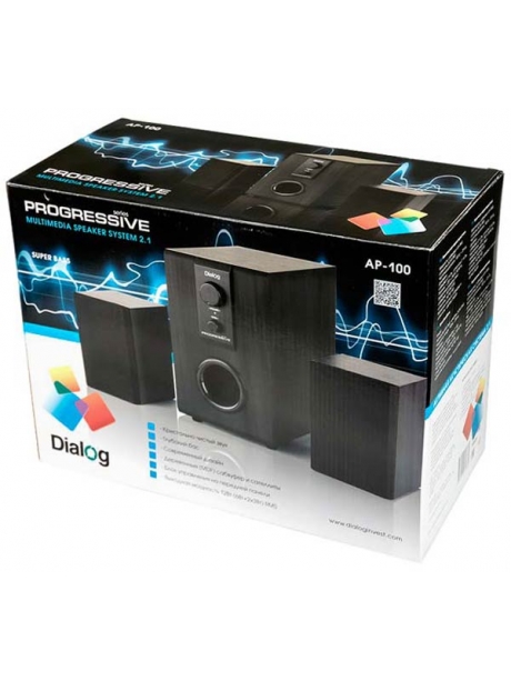 колонки для компьютера Dialog Progressive AP-100 black
