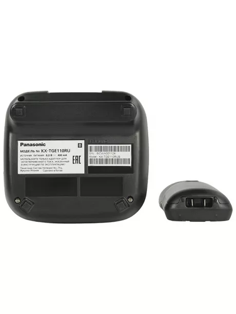 радиотелефон DECT Panasonic KX-TGE110RU black