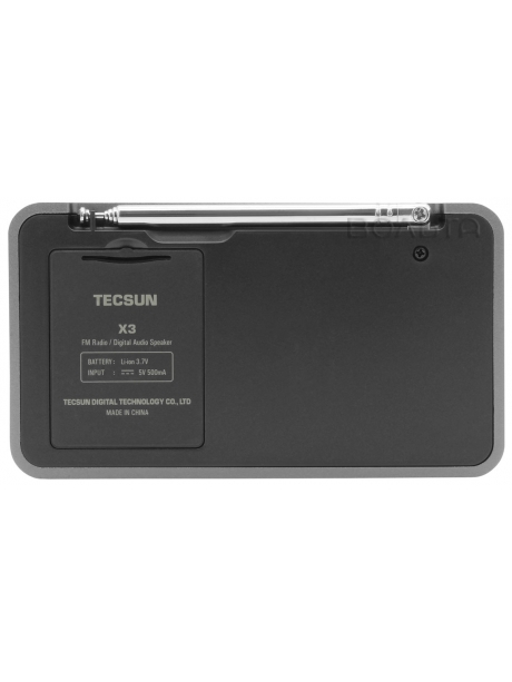 FM радиоприемник c MP3 плеером Tecsun X3 (export version) grey