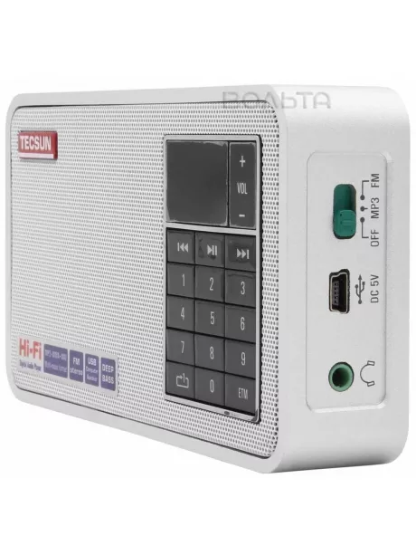 FM радиоприемник c MP3 плеером Tecsun X3 (export version) silver