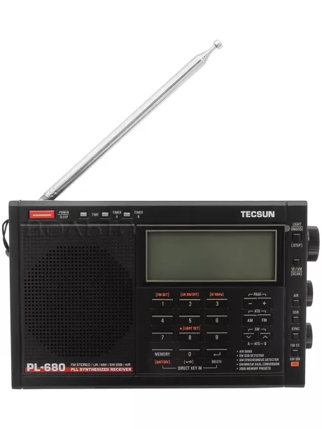 Цифровой радиоприемник с авиадиапазоном Tecsun PL-680 (export version) black