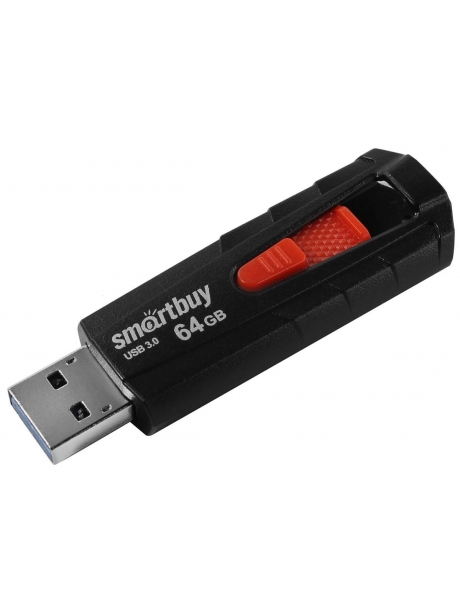 флешка USB SmartBuy IRON 64Gb 3.0 black/red