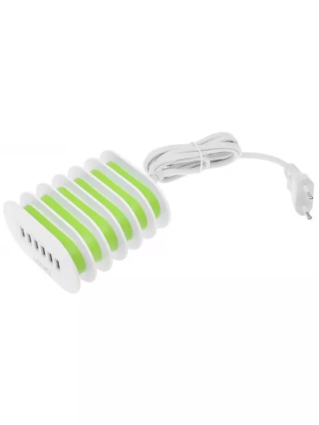 настольное зарядное устройство LDNIO A6702 6USB/7А white