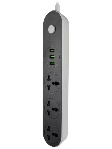 сетевой фильтр с USB портами LDNIO SC3301 3USB*3,1A + 3*220V 1,6м grey