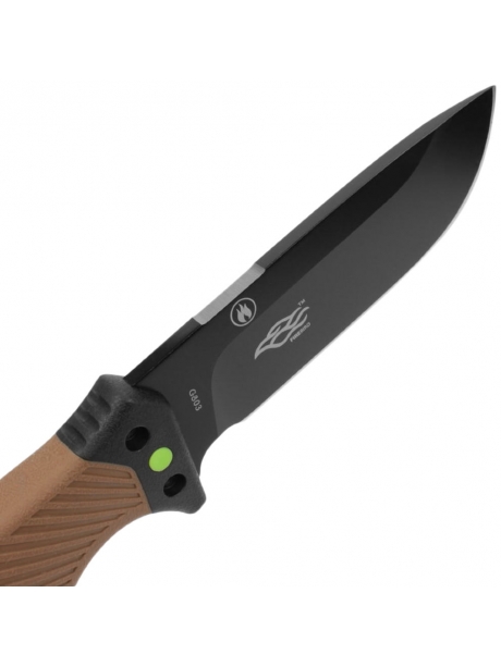 туристический нож с огнивом и точилкой Ganzo G803 desert yellow