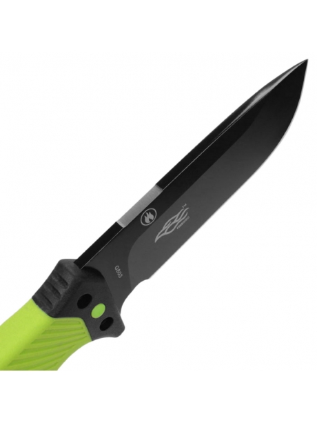 туристический нож с огнивом и точилкой Ganzo G803 light green