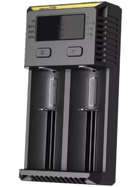 универсальное зарядное устройство на 2 канала NiteCore NEW I2  Intellicharge V2 