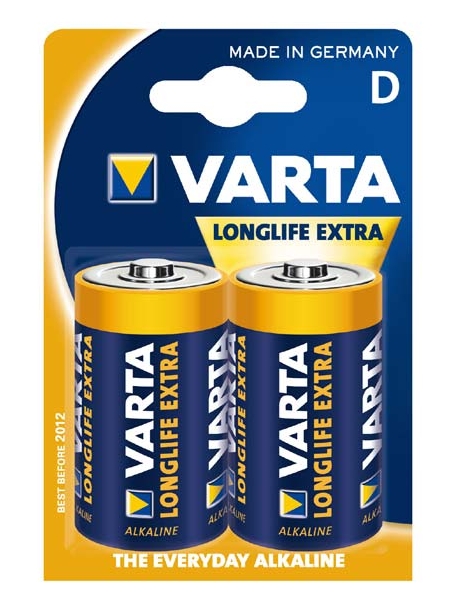 батарейка Varta LR20/D LONGLIFE 2BL 