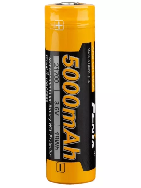аккумулятор Fenix ARB-L21-5000 21700 Li-Ion 5000 mAh, защищенный 