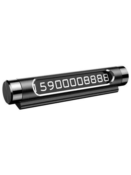 держатель для номера телефона в машину Baseus All Metal Temporary Parking Number Plate (dual-number version) black