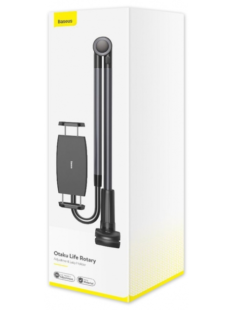 держатель на стол для планшета Baseus Otaku life rotary adjustment lazy holder dark gray
