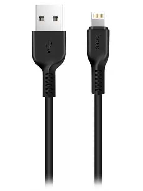 кабель передачи данных Hoco X13 lightning 1m black