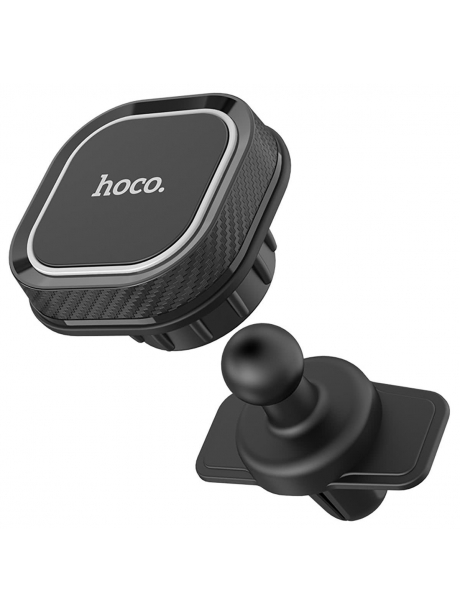 магнитный держатель на воздуховод Hoco CA52 Intelligent air outlet in-car holder black/grey