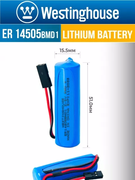 батарейка 3.6 В с коннектором Dupont 2,54 (BLS-2) Westinghouse ER 14505BMD1 (AA) connector 
