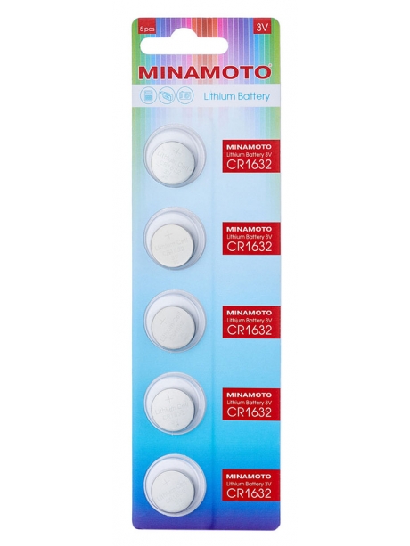 литиевая батарейка Minamoto CR1632-5BL 