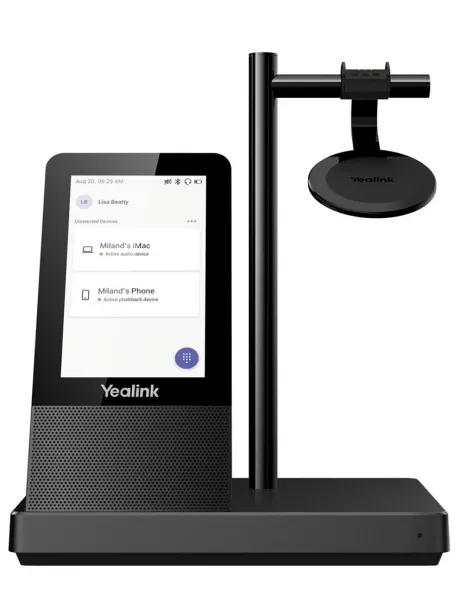 Беспроводная DECT гарнитура Yealink WH66 Mono Teams 