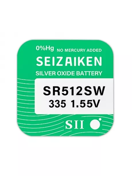 батарейка для часов SEIZAIKEN SR-512 SW/335 